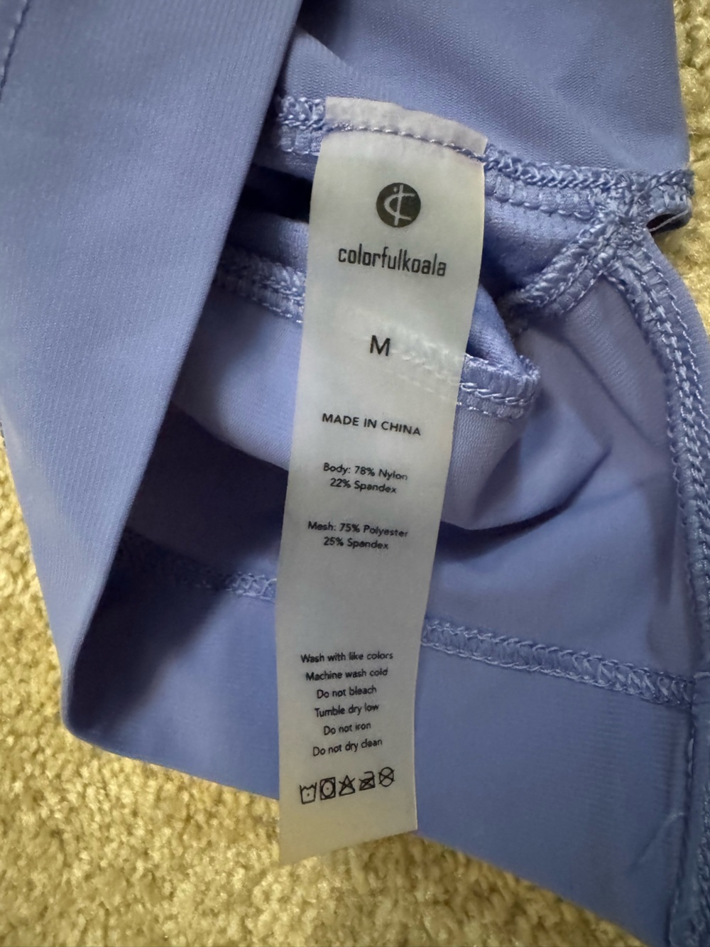 Colorfulkoala Sleeveless Workout Tank Top - Slate Blue - Picture 4 of 4